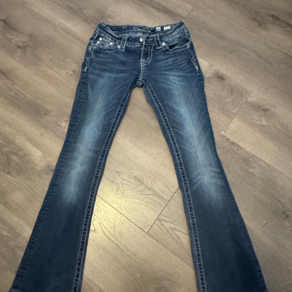Miss Me Women's Dark Indigo Boot Cut Jeans